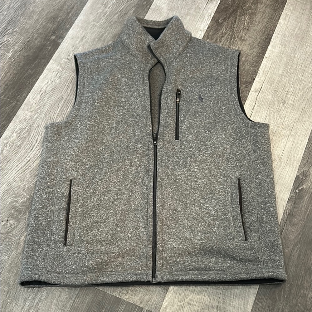 Polo by Ralph Lauren Performance Charcoal Gray Vest